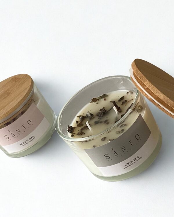 נר סנטו ריחני בעבודת-יד