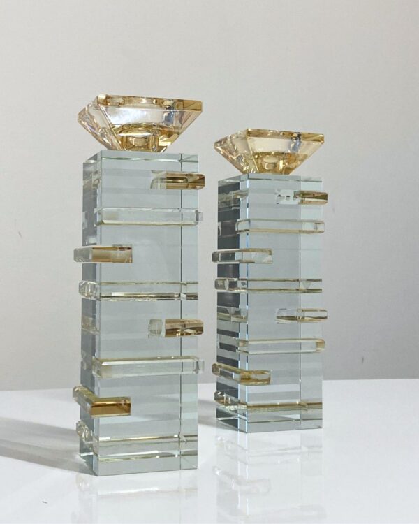 פמוטי קריסטל יוקרתיים