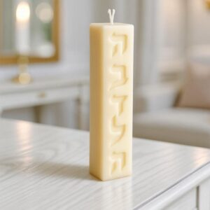 נר הבדלה בעבודת-יד 100% טבעי