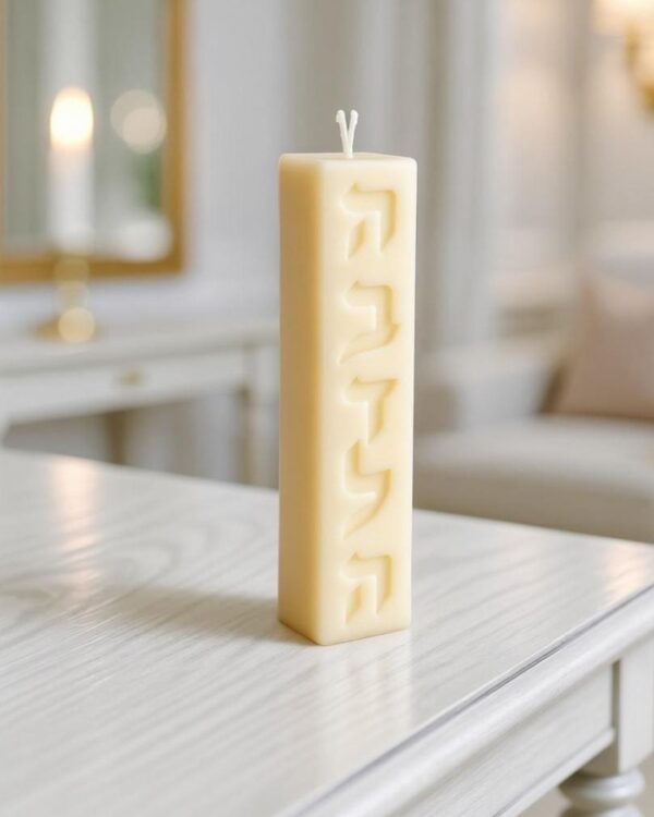 נר הבדלה בעבודת-יד 100% טבעי