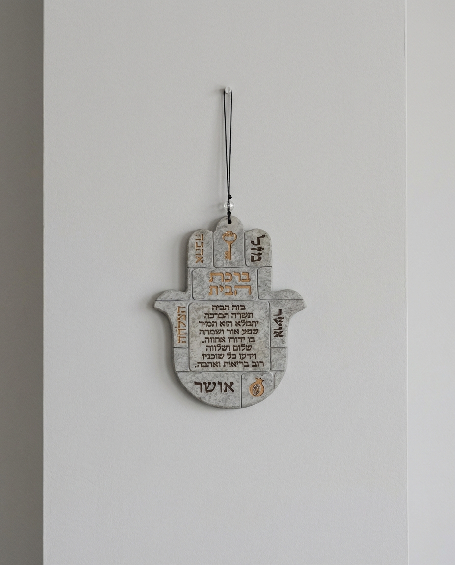 חמסה עם ברכת הבית לתלייה