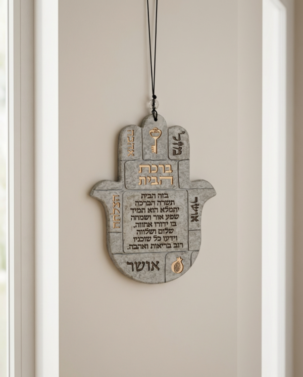 חמסה עם ברכת הבית לתלייה