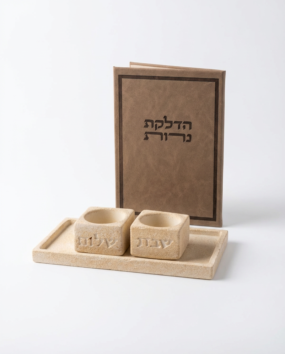 take_the_product_from_the_uploaded_image_and_place_it_on_a_clean_bright_white_background_remove_all_opni8krrh6ba5efl44ji_1 סט הדלקת נרות שבת עם ברכון מהודר דגם ירושלים